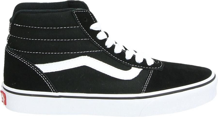 Vans Youth Ward Hi Sneakers (Suede Canvas)Black White