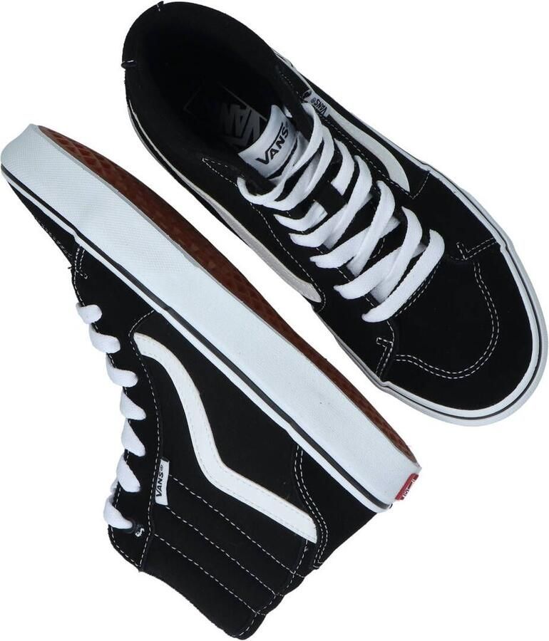Vans Filmore Hi sneakers zwart wit Suede Effen 30.5 - Foto 2