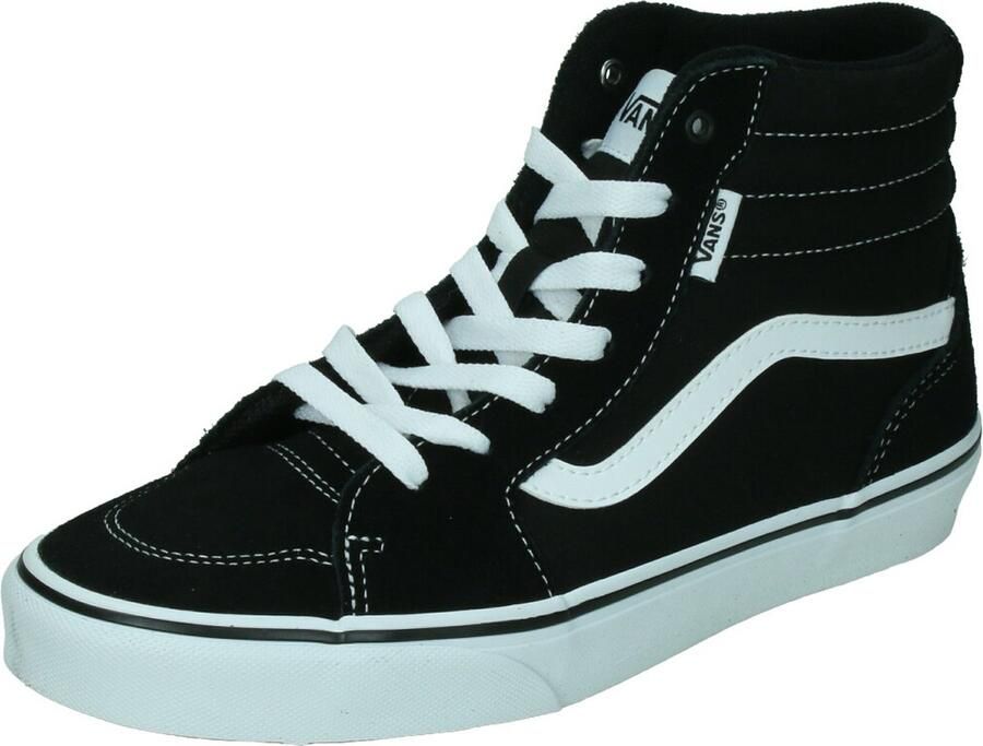 Vans Filmore Hi sneakers zwart wit Jongens Meisjes Suede Effen 30.5