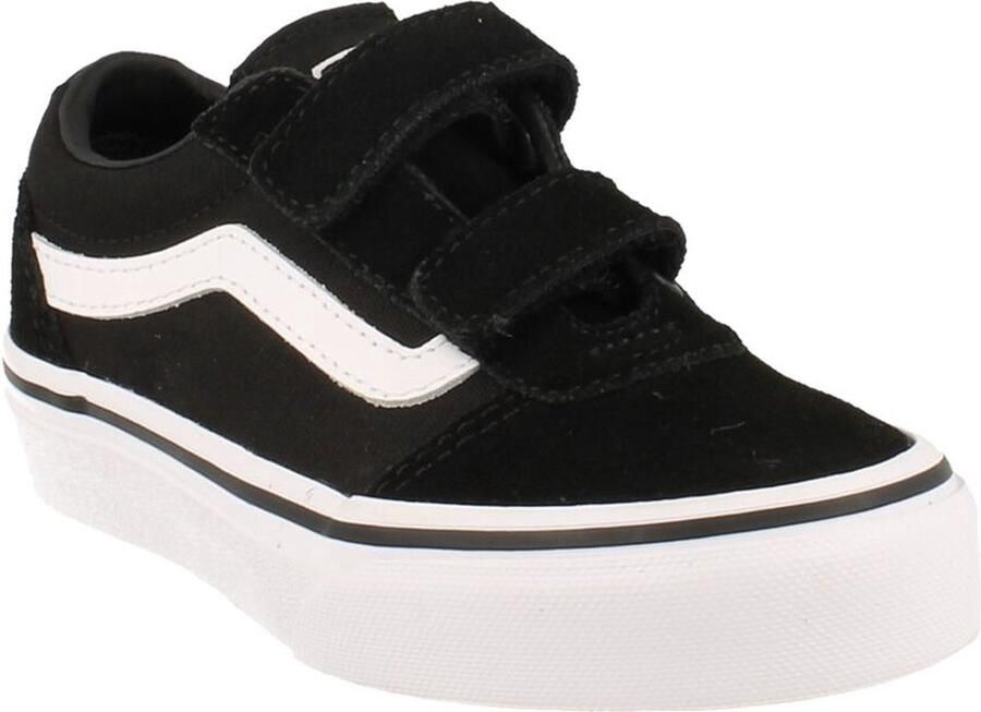 Vans Youth Ward V Suede Canvas Jongens Sneakers Black White - Foto 5