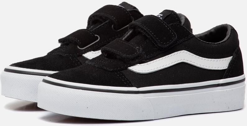 Vans Youth Ward V Suede Canvas Jongens Sneakers Black White - Foto 10