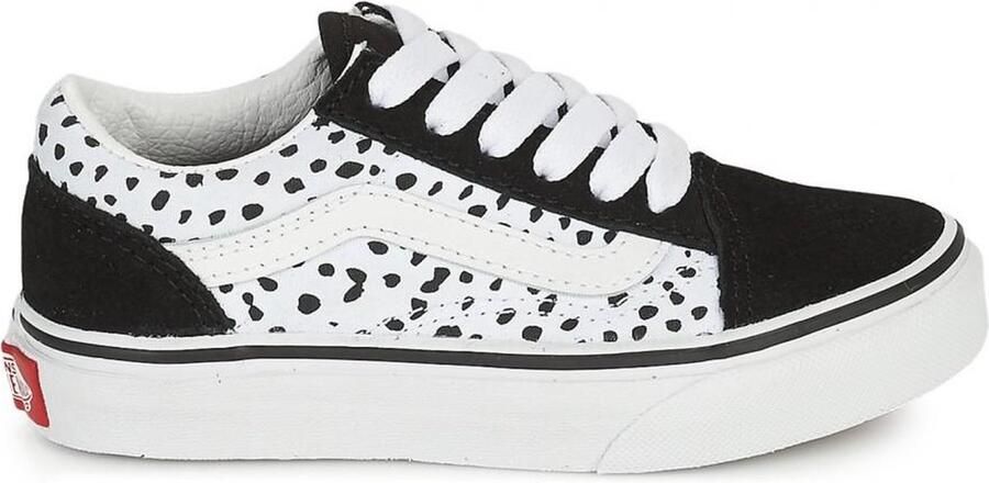 Vans Zwarte Sneakers Kids Old Skool Dalmatian