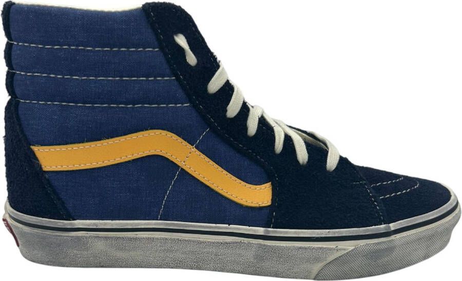 Vans Vintage Sport Navy Blauw Geel Sneakers