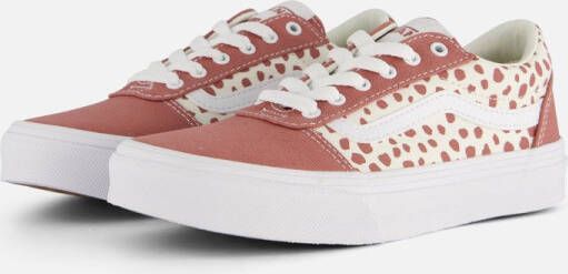 Vans Ward Dots Sneakers roze Canvas Dames