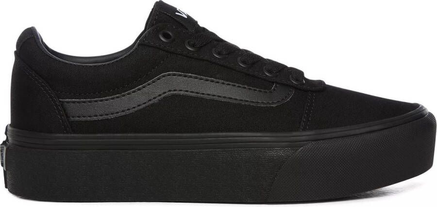 Vans Ward Platform Dames Sneakers (Canvas) Black Black