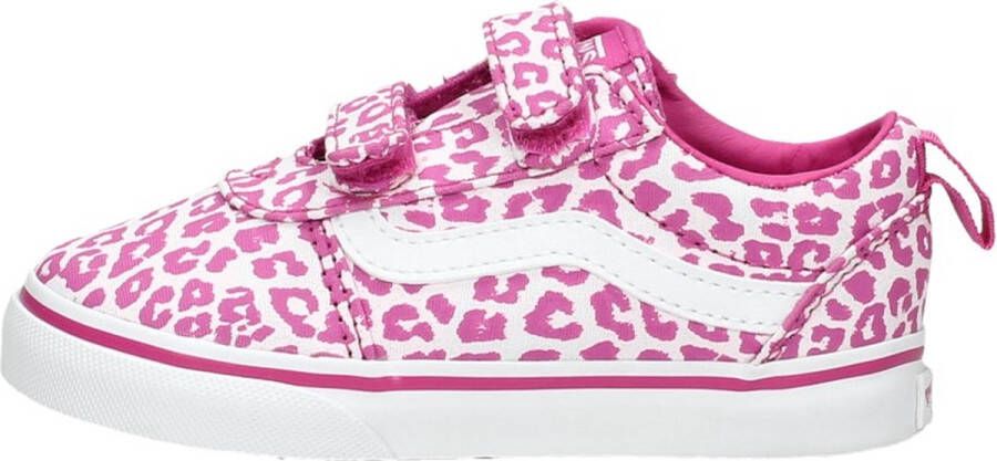 Vans Ward V Animal Pop Klittenband Sneaker Meisjes Roze Maat - Foto 5