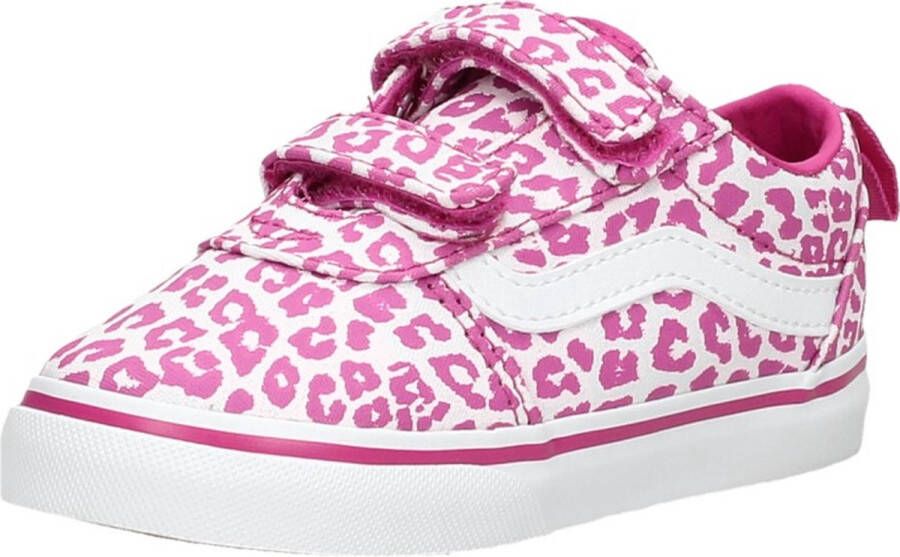 Vans Ward V Animal Pop Klittenband Sneaker Meisjes Roze Maat - Foto 3