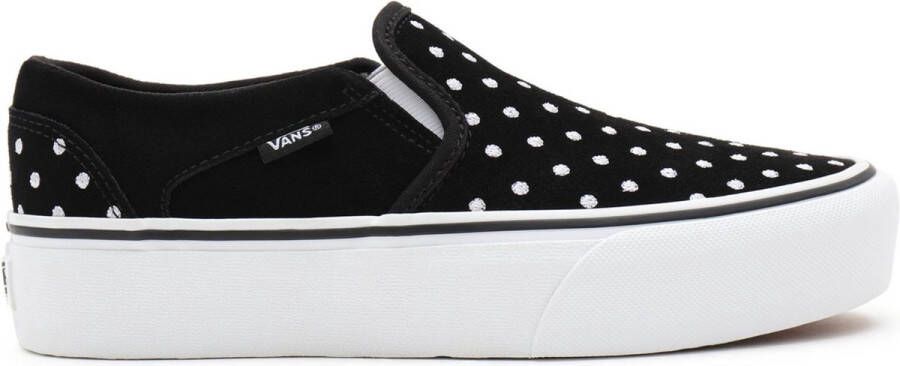 Vans WM Asher Platform Dames Sneakers Black White