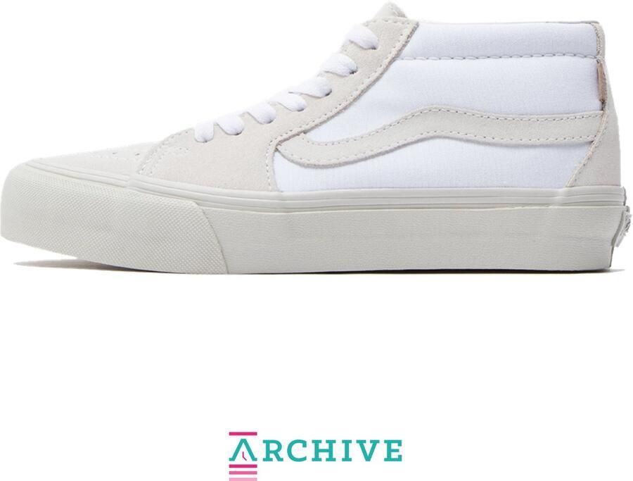 Vans X JJJJOUND x Vans Sk8-Mid VLT LX 'True White'