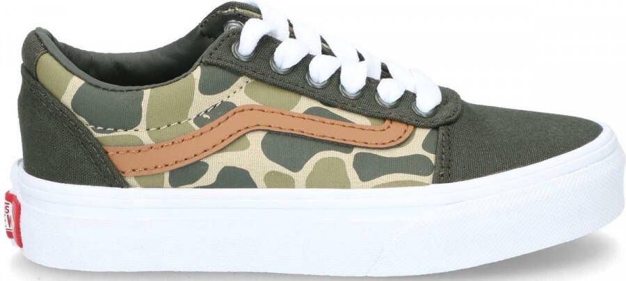 Vans YT ward forest groen sneakers kids(VN0A38J9WLZ1 )