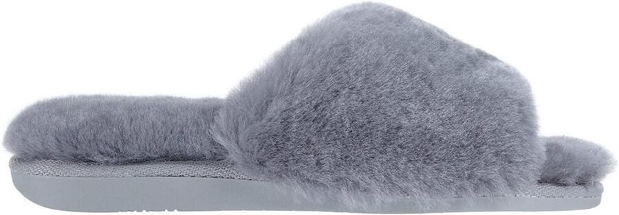 Vanuba ANOA Serie Dames Pantoffels Chocolade Schapenwol Boho Design