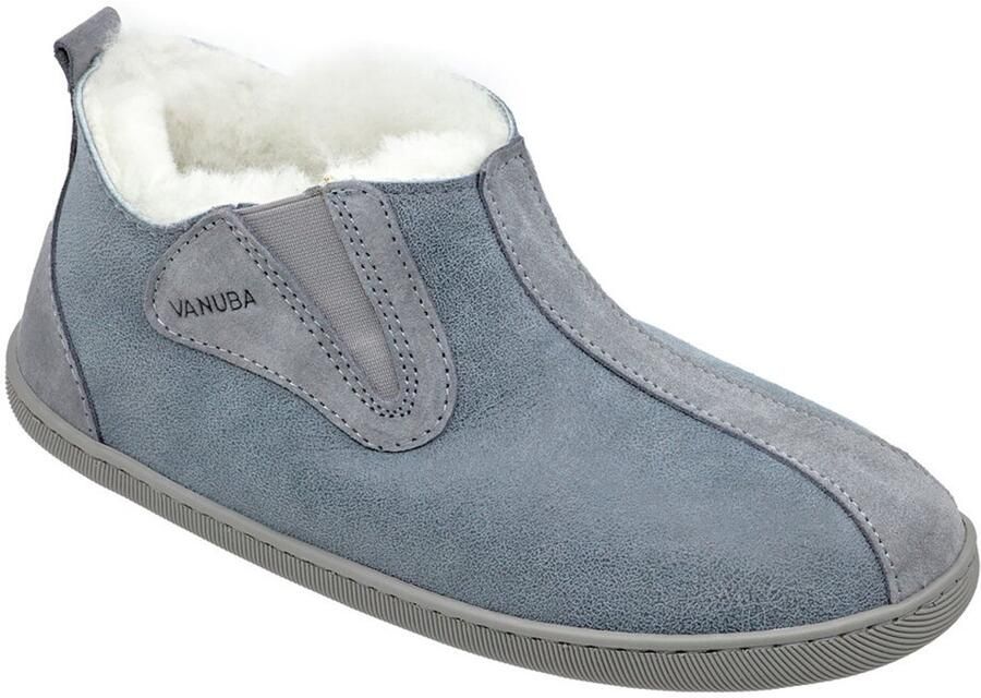 Vanuba Columbia Dames Sloffen Wol Popielato-wit Comfort