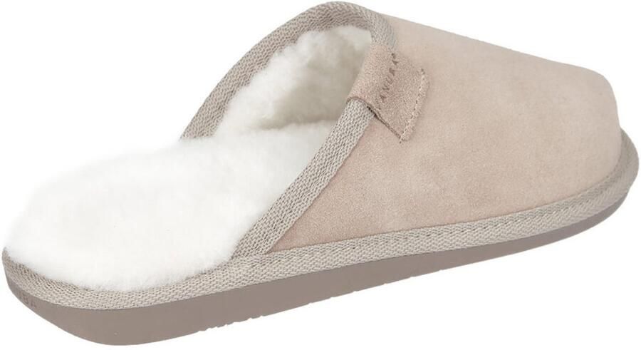 Vanuba Corriedale Dames Sloffen Grijs-wit Modieus Scandinavische Stijl