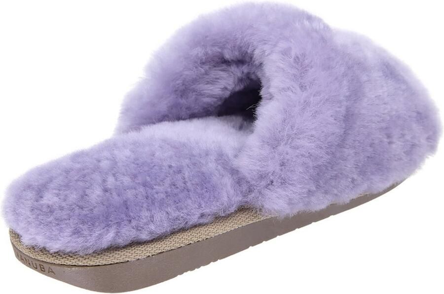 Vanuba ANOA Sloffen Dames Chocolade Boho Design