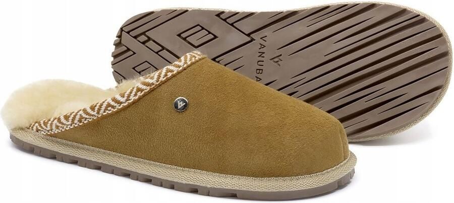 Vanuba Dames Pantoffels NUGAT Wol Comfort & Stijl