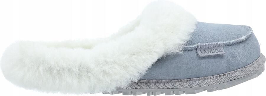 Vanuba Dames Pantoffels Van Wol & Leer Comfortabel & Warm