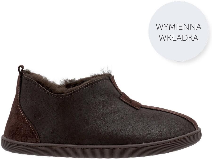 Vanuba Kalahari Dames Sloffen Bruin 41 Uitneembare Inlegzool