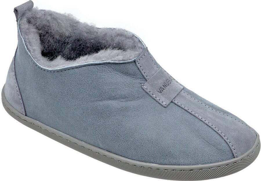 Vanuba Kalahari Dames Sloffen Bruin Uitneembare Inlegzool Zacht Suède