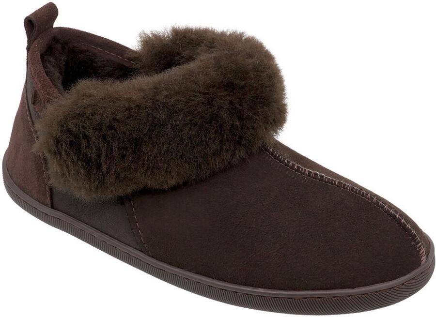 Vanuba Karayaka Dames Pantoffels Grijs Wit Verwijderbare Wollen Inlegzool