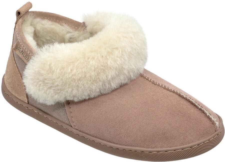 Vanuba Karayaka Pantoffels Bruin Verwijderbare Wk Warme Wollen Inlegzool