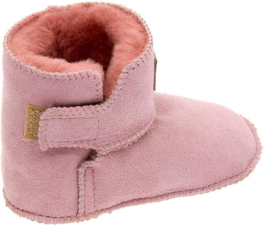 Vanuba KIKO Kinderpantoffels Mustard Natuurlijke Leer Handgemaakt