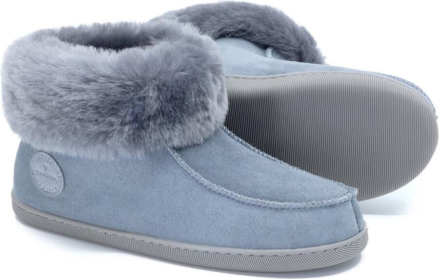 Vanuba Peppin Dames Pantoffels Bruin Leren Ultiem Comfort