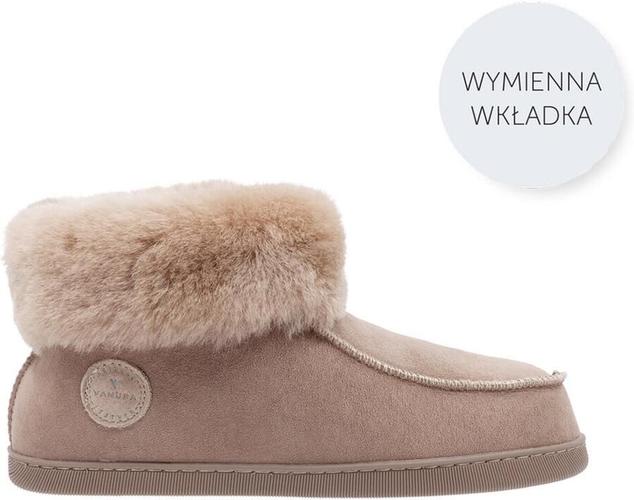 Vanuba Peppin Heren Pantoffels Bruin Ultra Zacht Gerecycled