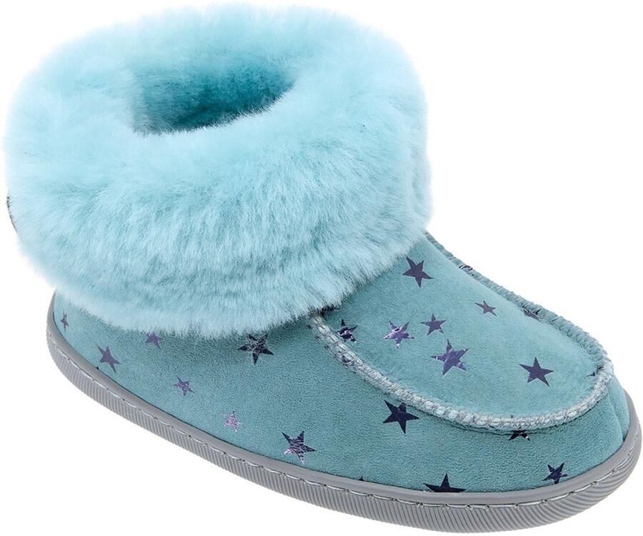 Vanuba Peppin Kinder Sloffen Beige Schapenvacht Scandinavisch Design