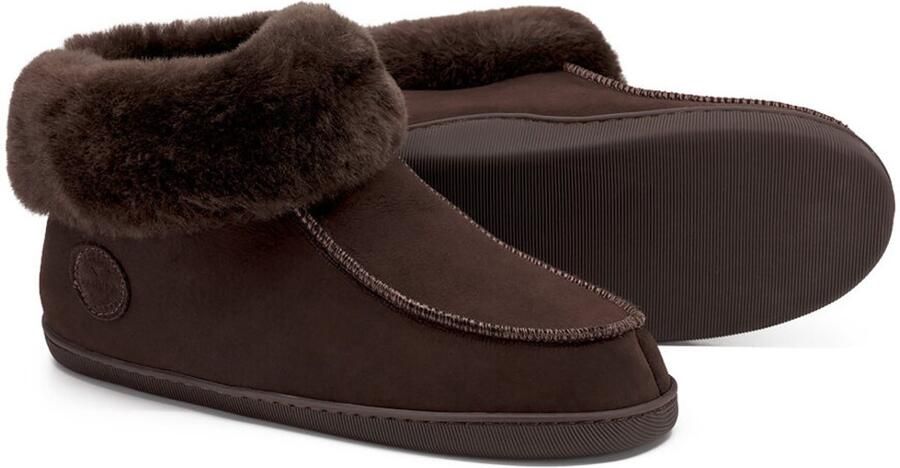 Vanuba Peppin Serie Heren Pantoffels Uitneembare Wollen Inlegzool Recyclebaar