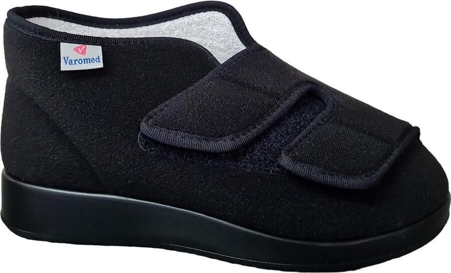 Varomed en Verbandpantoffel Klittenbandsluitingen Zwart