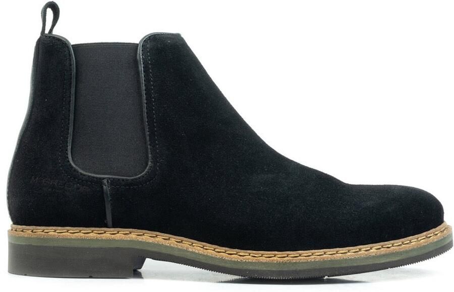 Vaton carlow chelsea boots heren zwart suède