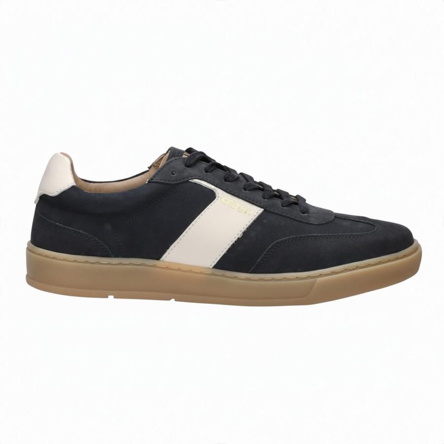 Vaton gregroy sneakers heren navy wit leer