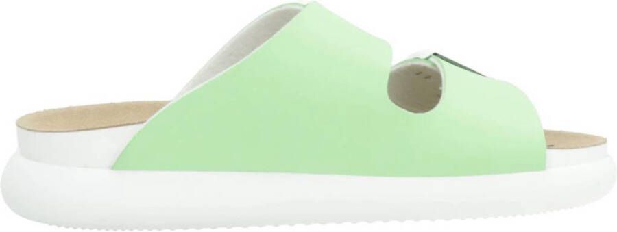 Veja Groene vegan sandalen met zachte platform Green Dames
