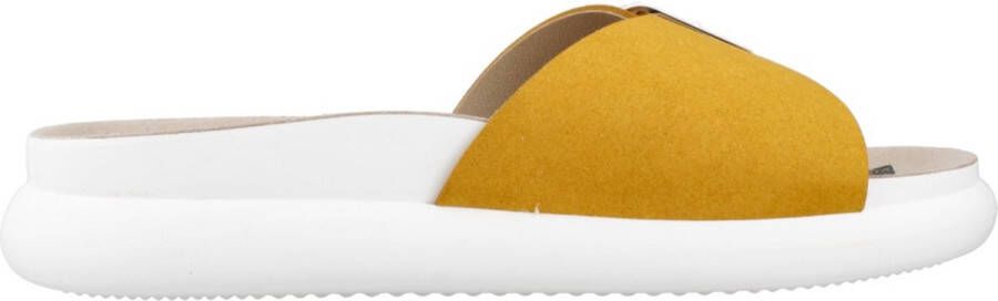 Veja Comfortabele Zomer Sandalen Mosterdgeel Yellow Dames