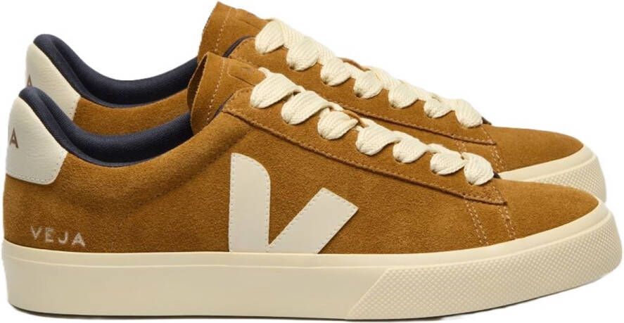 Veja Sneakers Campo Leer Beige Heren