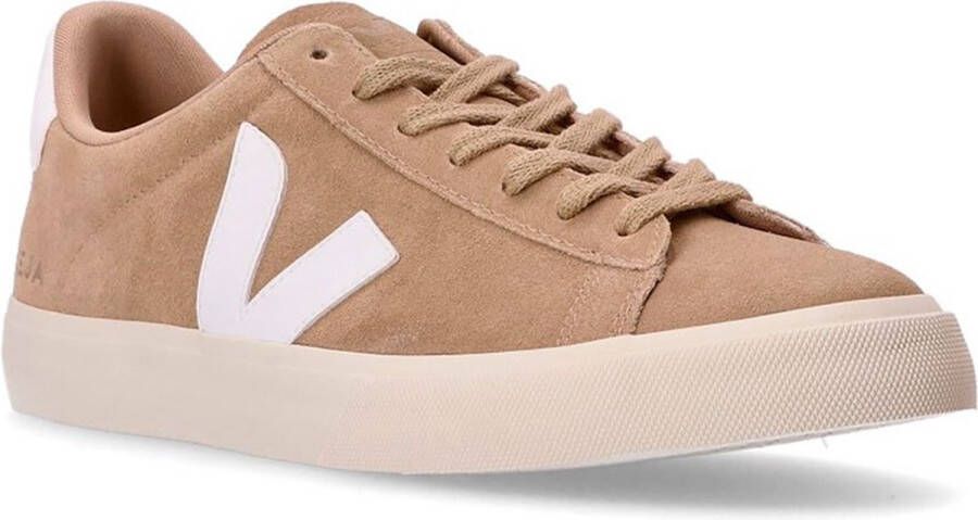 Veja Cp0302963B beige suède veldlogo sneakers Beige Heren