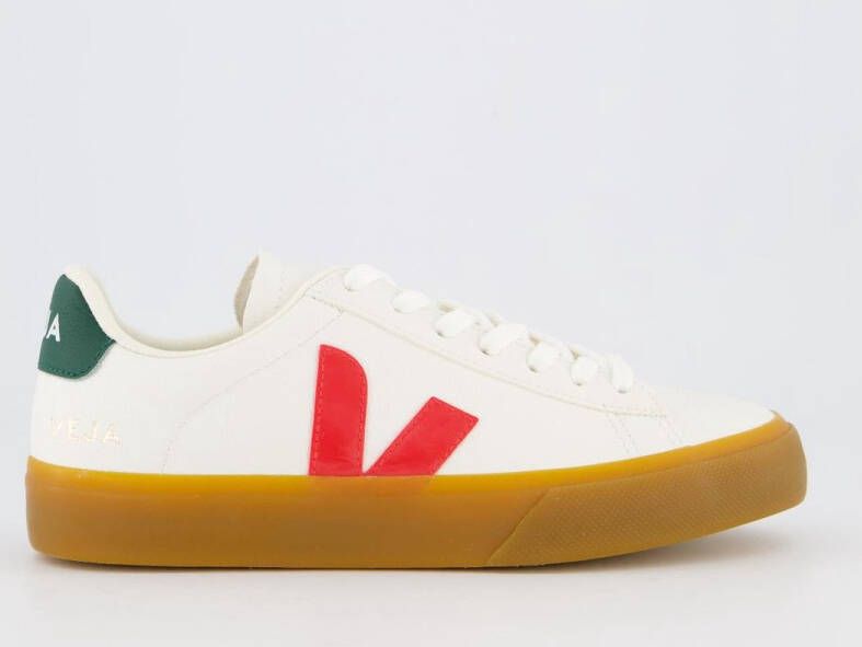 Veja Dames Campo Sneaker Wit Groen