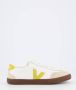 Veja Witte Leren Liquor Bark Sneakers White Dames - Thumbnail 1