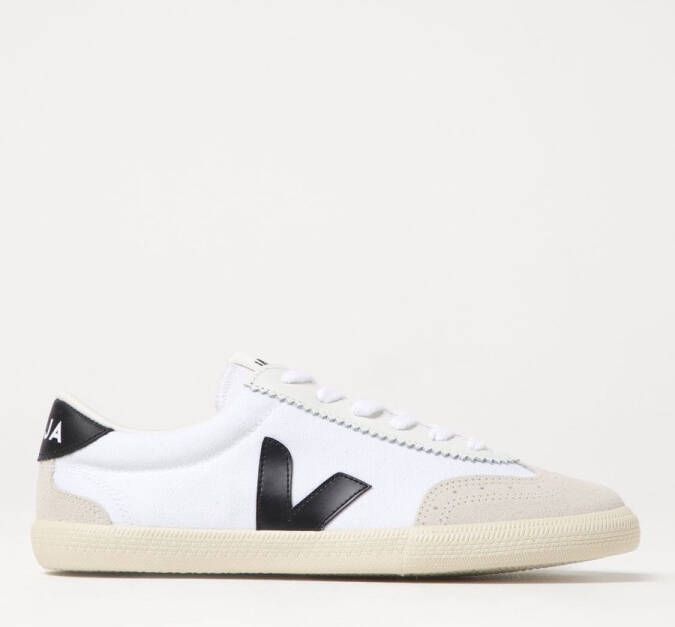 VEJA Volley | white black Wit Katoen Lage sneakers Unisex