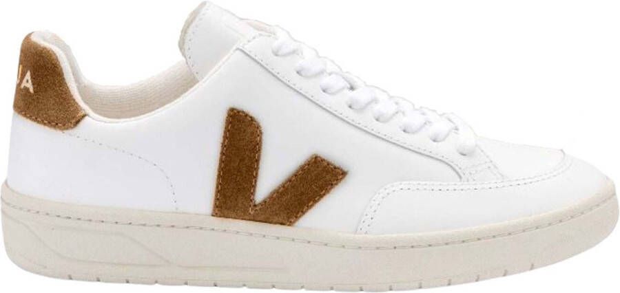 Veja V-12 Leather Sneakers Wit Extra White Camel Xd0202322 White Heren