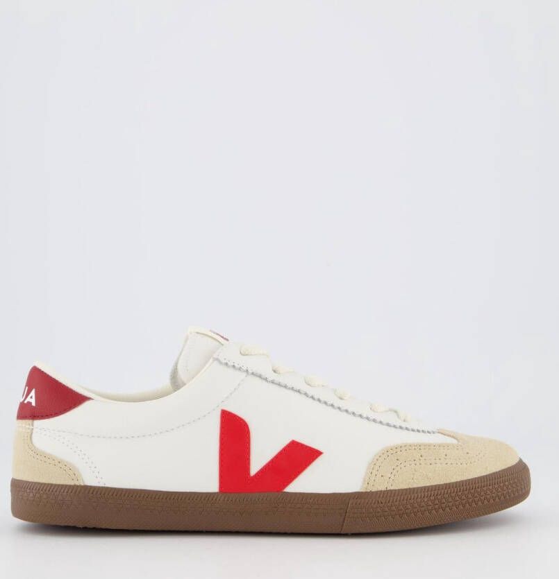 VEJA Lage Sneakers Volley Maat: 38 Materiaal: Leer Kleur: Wit