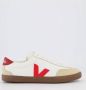 Veja Volley sneaker van leer met suède details - Thumbnail 1