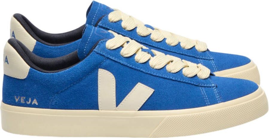 Veja Sportschoenen Campo Bold Suede Blue Heren