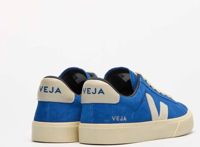Veja Sportschoenen Campo Bold Suede Blue Heren