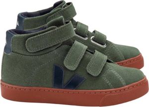 Veja Baskets Small Esplar Mid Suede Kaki Groen