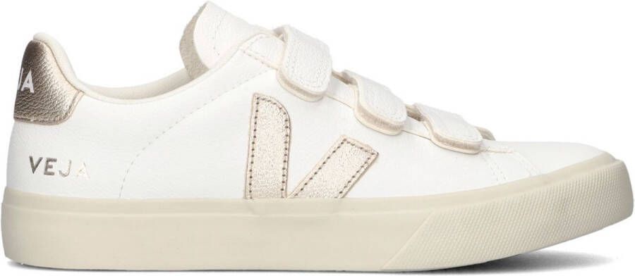 VEJA Lage Sneakers Dames Recife Logo Maat: 37 Materiaal: Leer Kleur: Wit