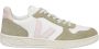 Veja Witte Leren Sneakers met Suède Inzetstukken Multicolor Dames - Thumbnail 8