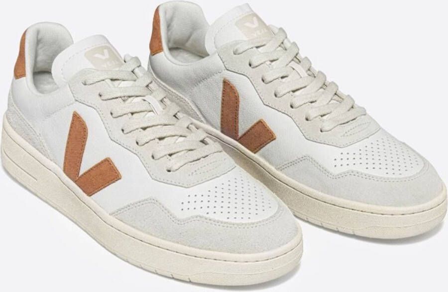 Veja Witte Sneakers van Pebble Leer voor nen Multicolor