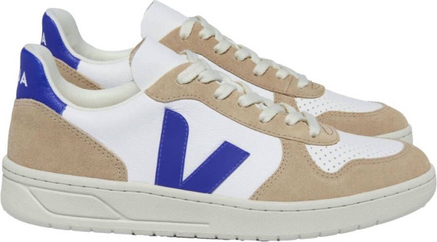 VEJA V-10 | extra white paros sahara Wit Leer Lage sneakers Unisex