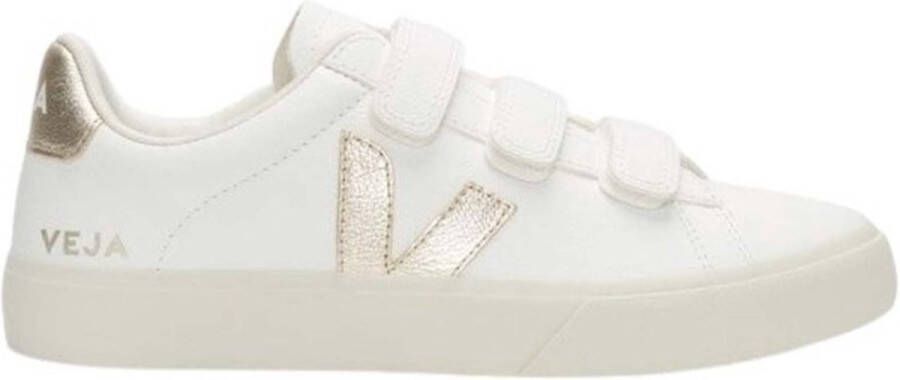 VEJA Lage Sneakers Dames Recife Logo Maat: 42 Materiaal: Leer Kleur: Wit